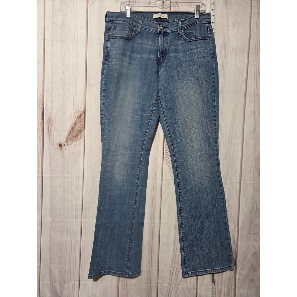 Levi's Bootcut Jeans Women's 12 Denim Blue Classic Medium Wash Comfort Stretch‎